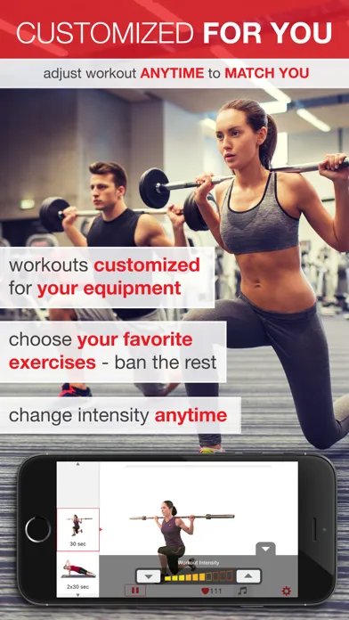 Captures d'écran de 7 Minute Workout - Beginner to Advanced High Intensity Interval Training (HIIT)