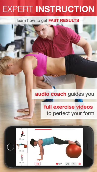 Captures d'écran de 7 Minute Workout - Beginner to Advanced High Intensity Interval Training (HIIT)