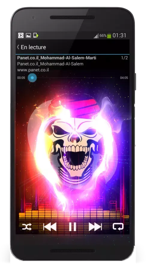Captures d'écran de SKULL NATIVE MP3 PLAYER Pro