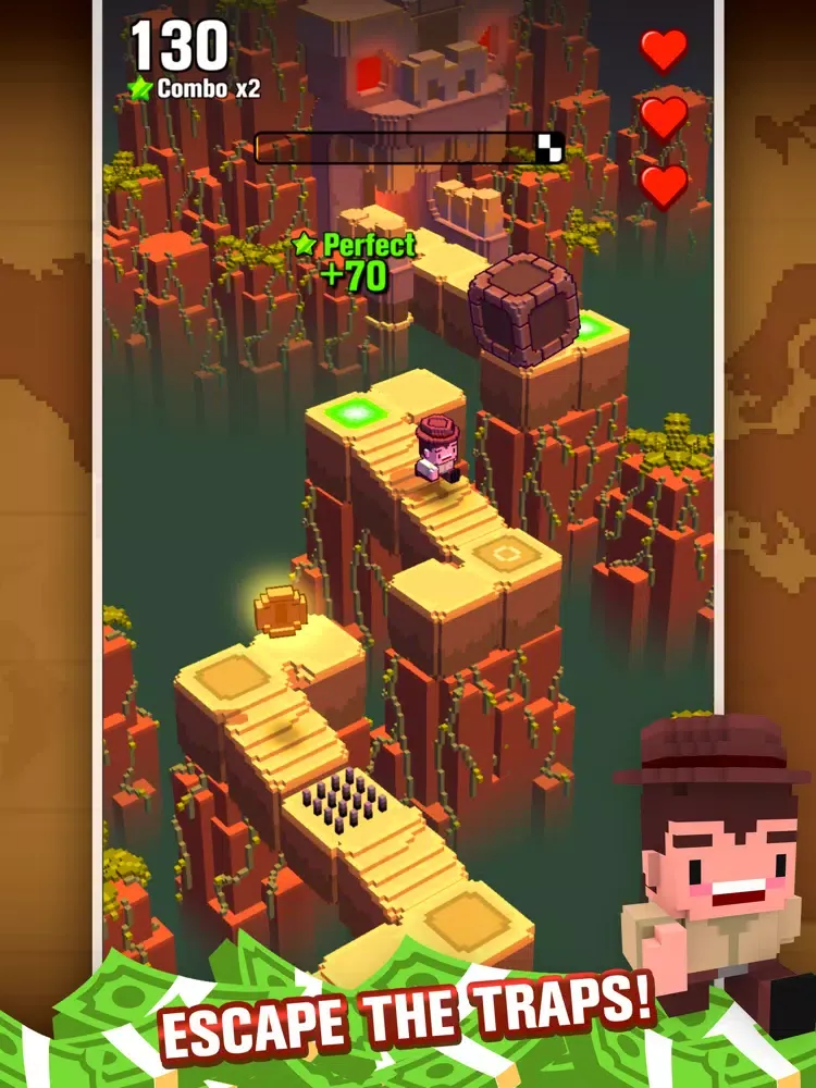 Tangkapan layar Cliff Hopper: Tournament iPad 