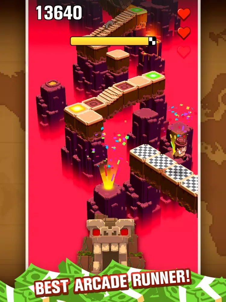 Tangkapan layar Cliff Hopper: Tournament iPad 