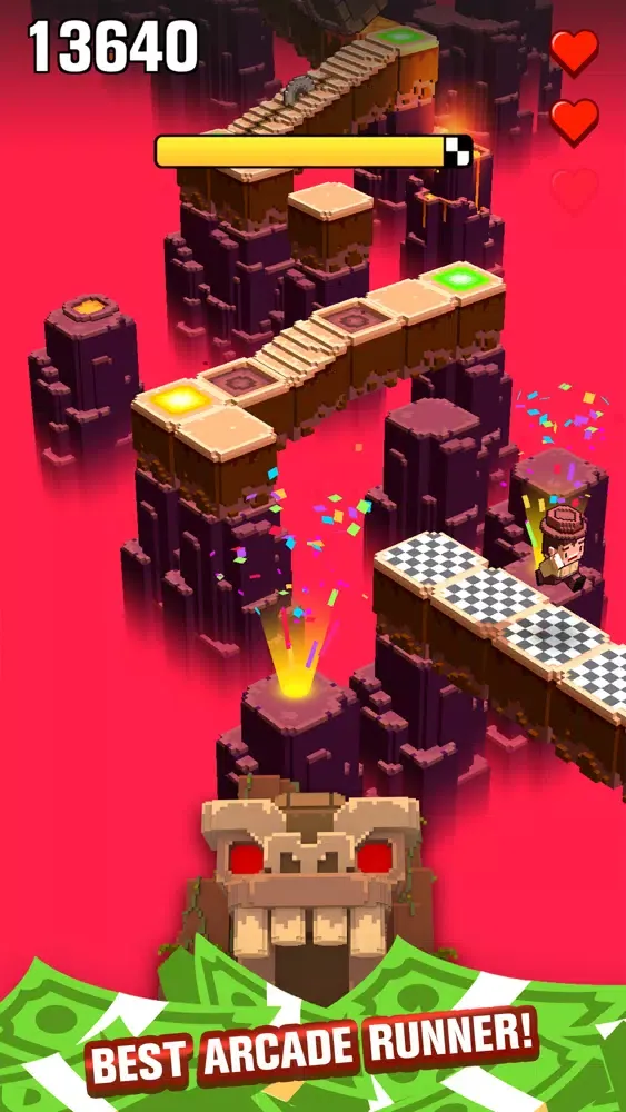 Tangkapan layar Cliff Hopper: Tournament