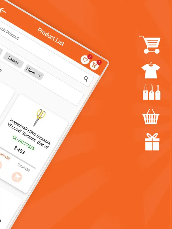 Zrzuty ekranu OneShop iPad 