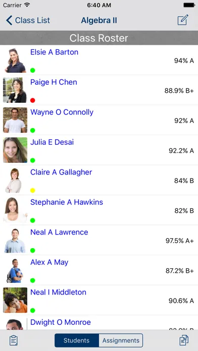 Скриншоты GradeBook Pro - Grade, Attendance, and Behavior Tracking