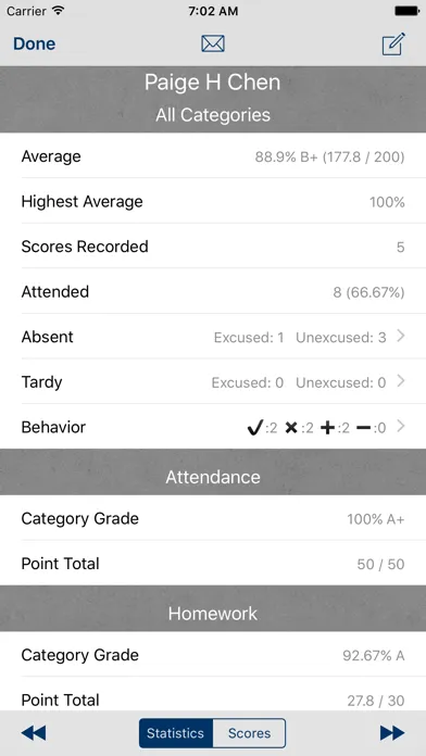 Скриншоты GradeBook Pro - Grade, Attendance, and Behavior Tracking