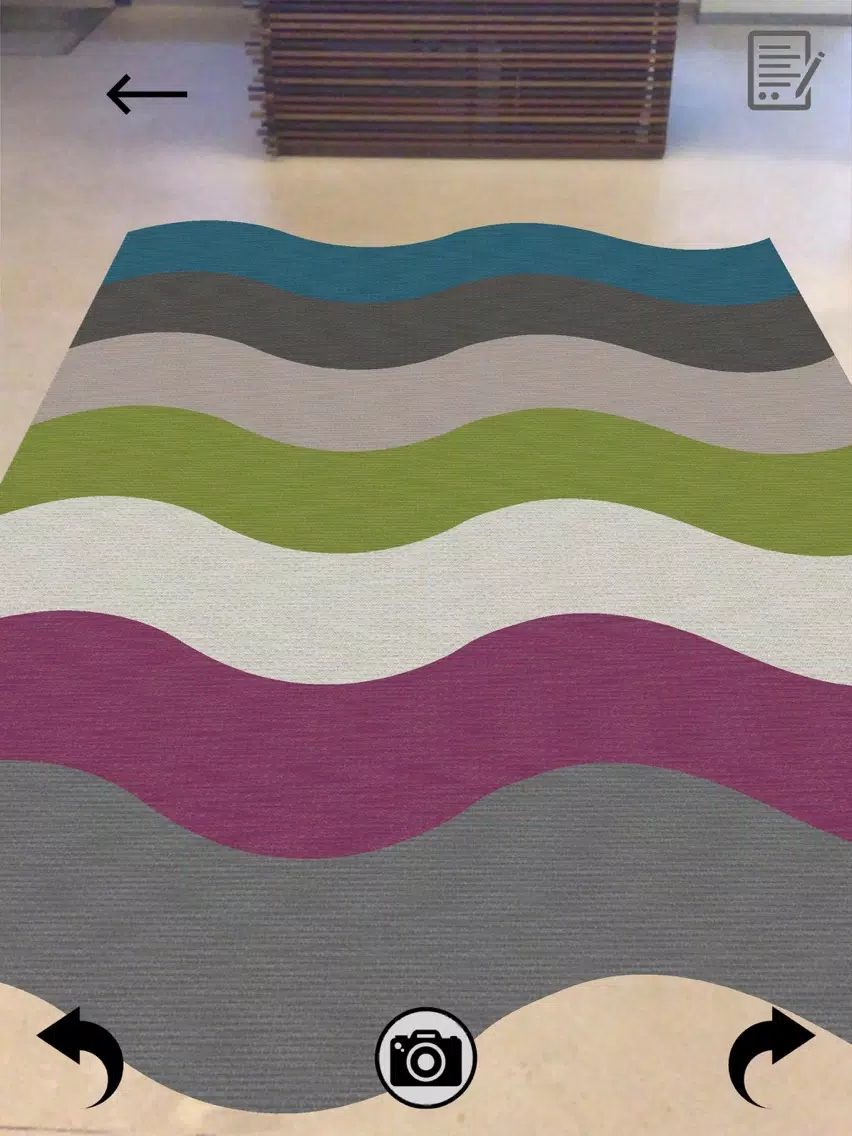 Capturas de pantalla de Woop Rugs AR iPad 