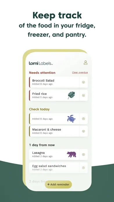 Lomi Labels スクリーンショット