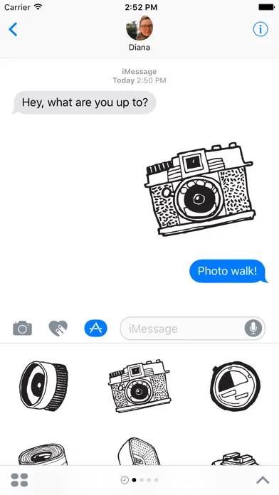 Capturas de pantalla de Diana Stickers