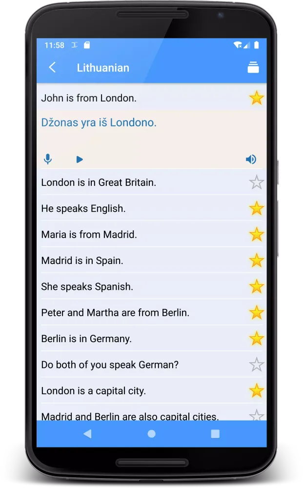 Скриншоты Learn Lithuanian | Lithuanian