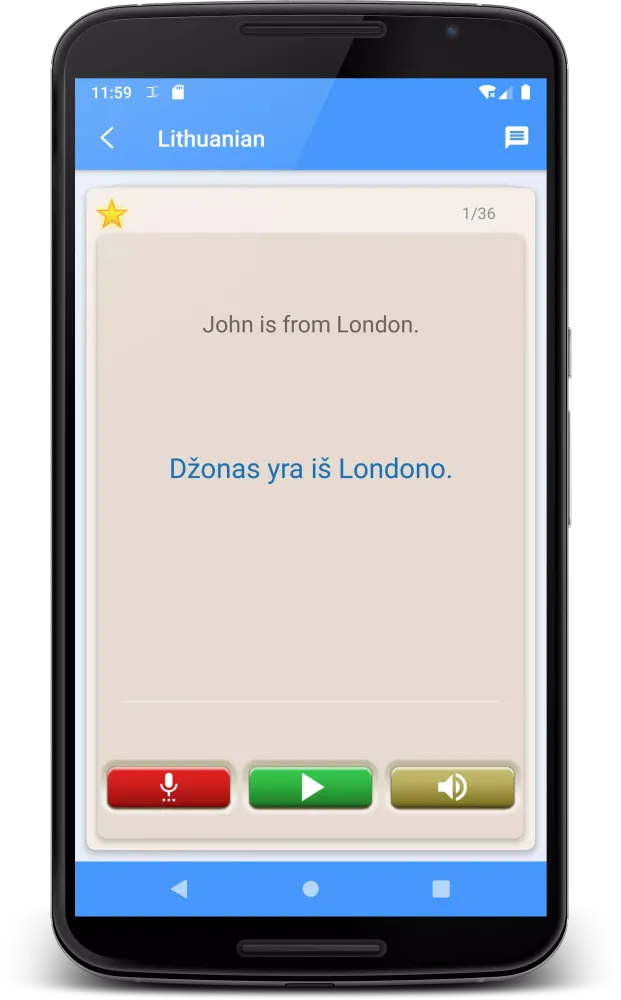 Скриншоты Learn Lithuanian | Lithuanian
