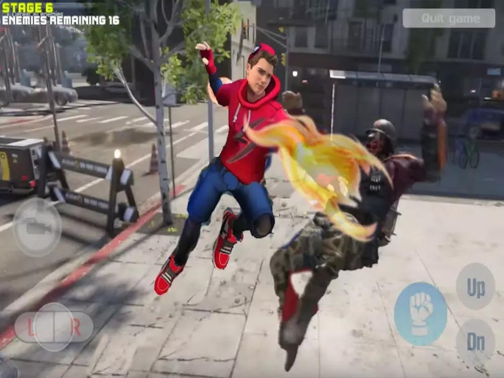 Ảnh chụp màn hình của Spider Hero Come Home Fighter iPad 