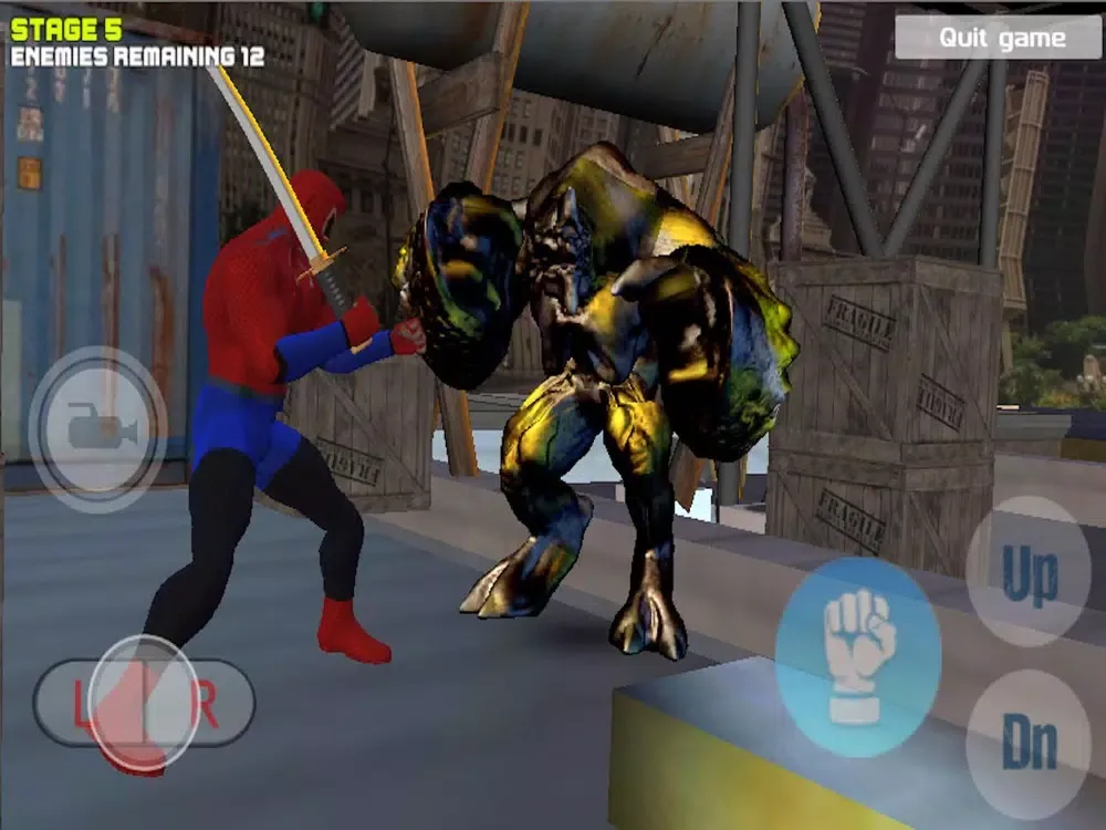 Ảnh chụp màn hình của Spider Hero Come Home Fighter iPad 