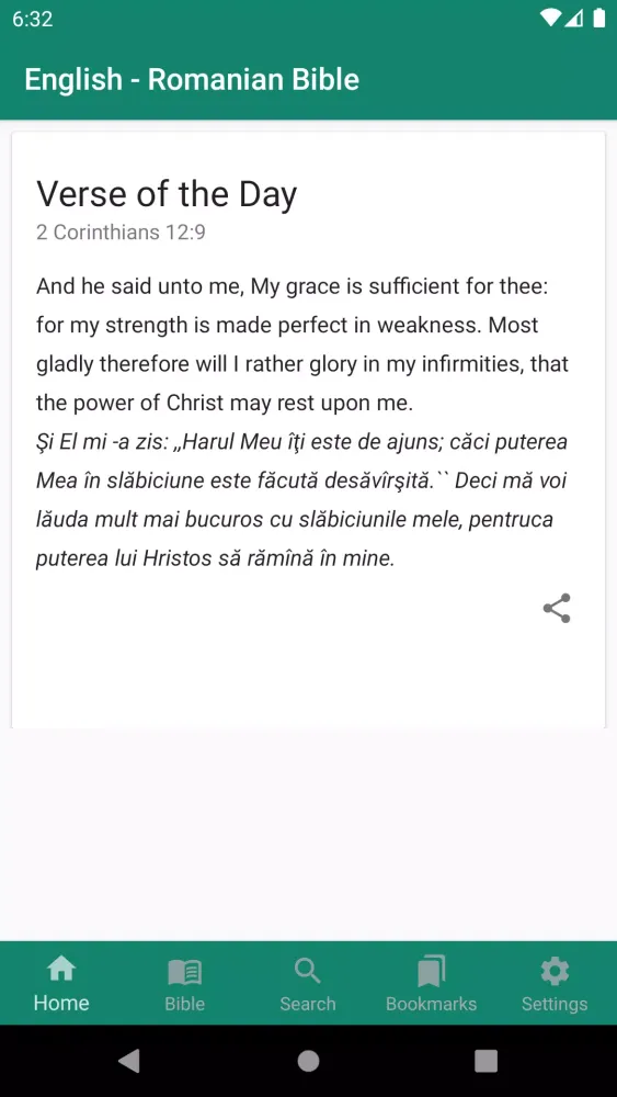 Captures d'écran de English - Romanian Bible