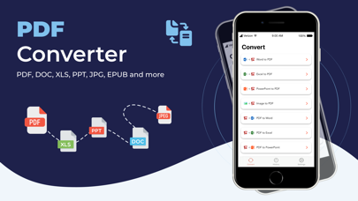 Capturas de tela do PDF Converter - Image & Word