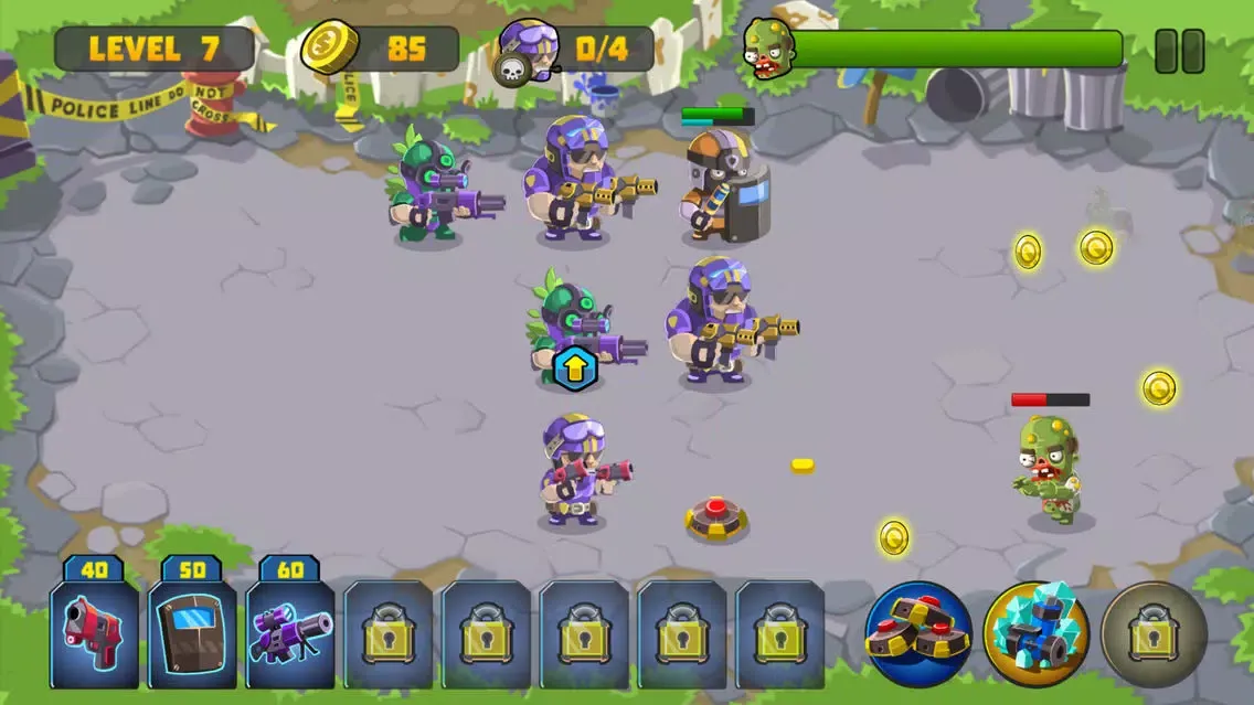 Capturas de tela do Lonely survivors