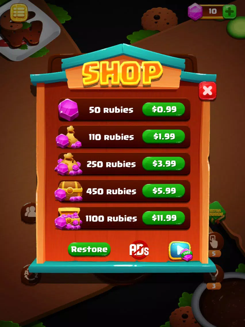 Words To Go: Extra Words iPad  스크린샷