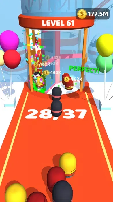 Capturas de tela do Revolving Rush
