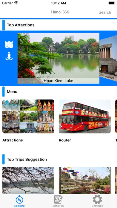 ภาพหน้าจอของ Hanoi 360