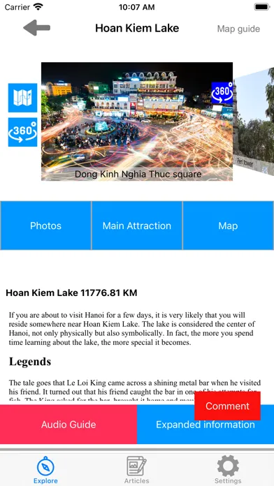 ภาพหน้าจอของ Hanoi 360