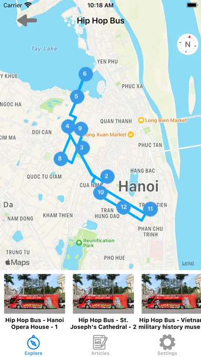 ภาพหน้าจอของ Hanoi 360