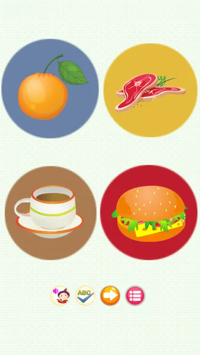 宝宝学英语－宝宝认食物学英语 スクリーンショット