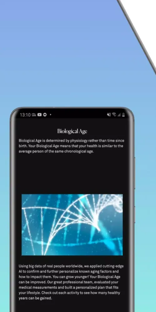 Longevity AI Ekran Görüntüleri