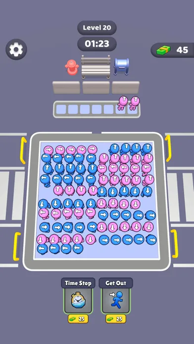 ภาพหน้าจอของ Crowd Escape 3D!
