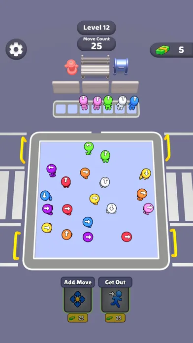 ภาพหน้าจอของ Crowd Escape 3D!