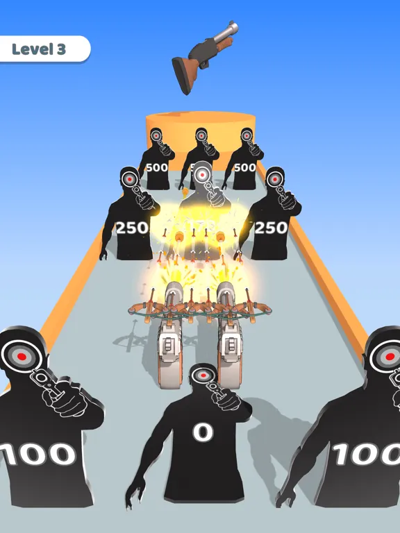 Tangkapan layar Gun Evolution 3D iPad 