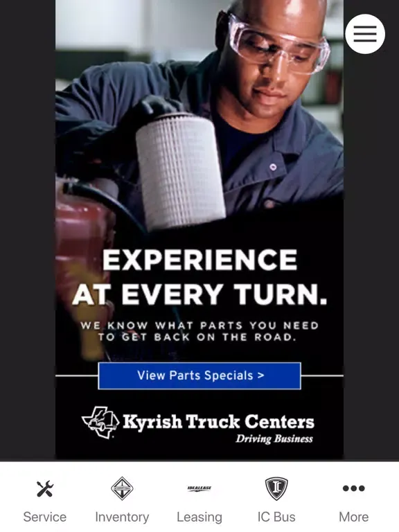 Screenshot di Kyrish Truck Centers iPad 