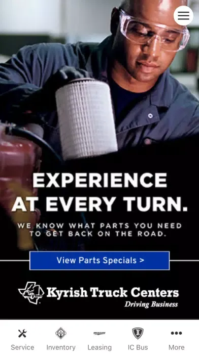 Screenshot di Kyrish Truck Centers