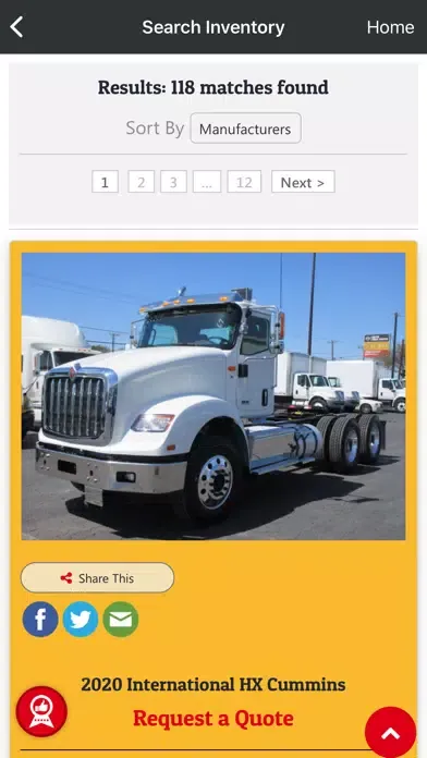 Screenshot di Kyrish Truck Centers