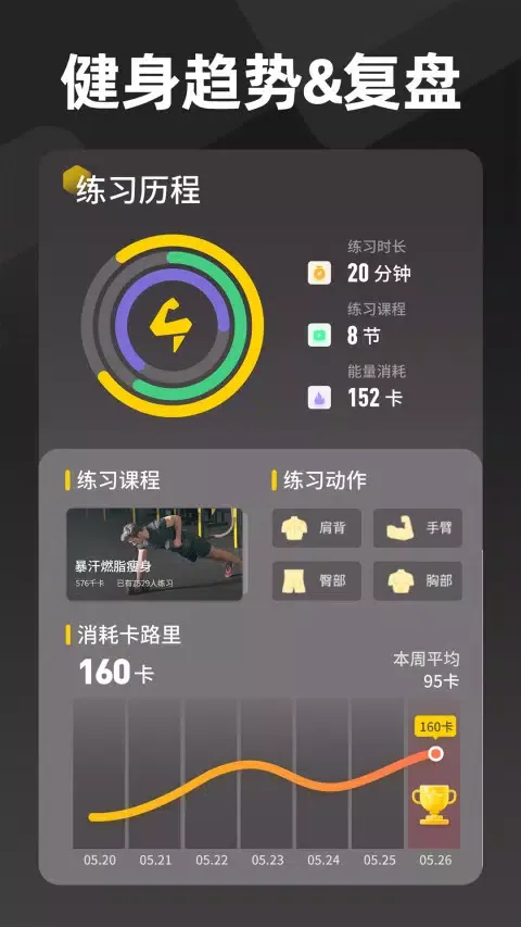 Tangkapan layar 硬汗健身