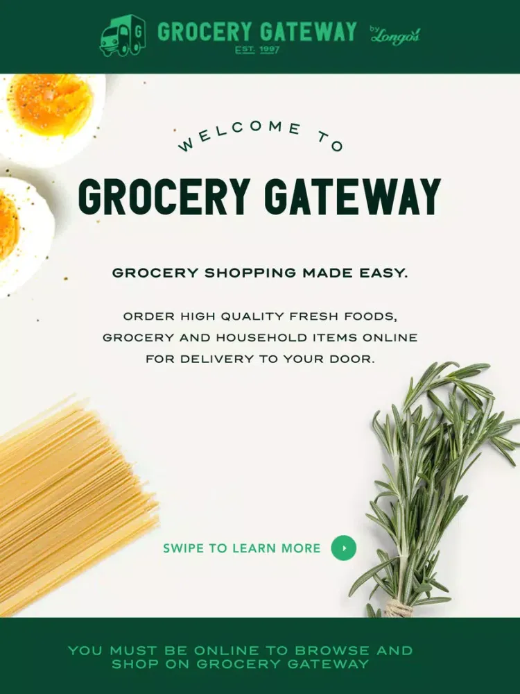 تصاویر Grocery Gateway iPad 