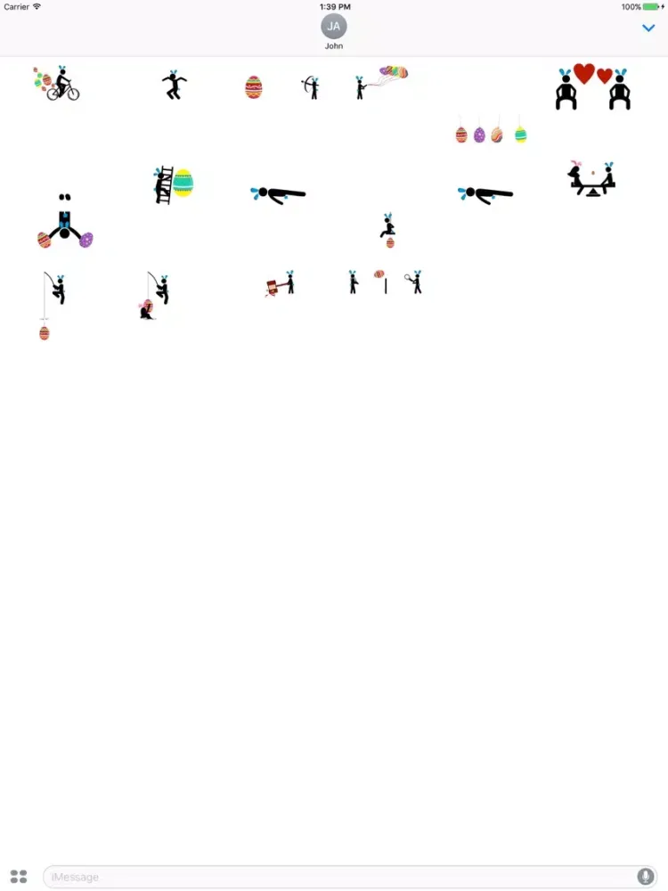 Capturas de pantalla de Animated Easter Stickmen iPad 