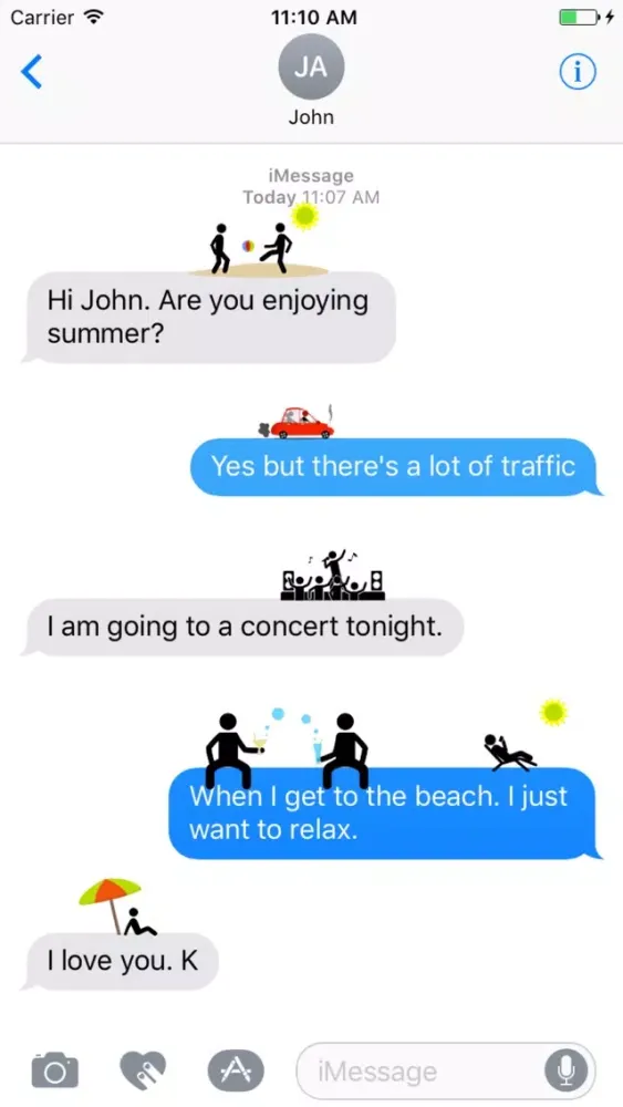 Tangkapan layar Animated Summer Silly Stickmen