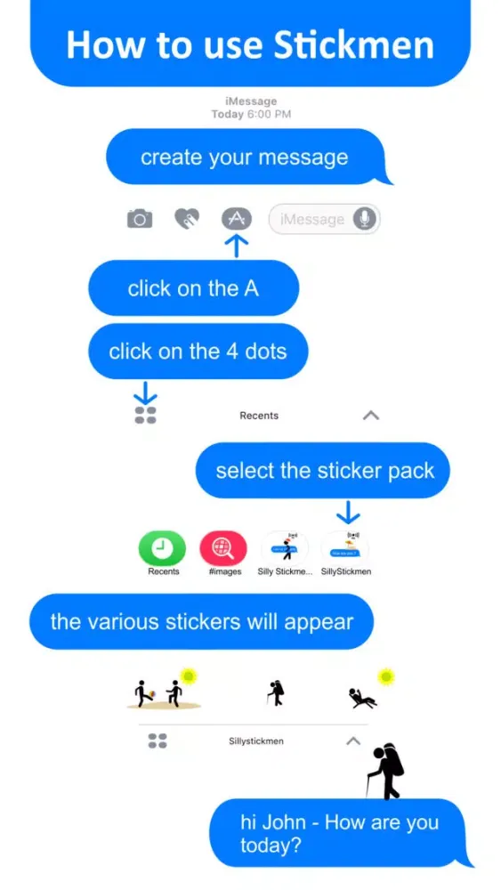 Tangkapan layar Animated Summer Silly Stickmen