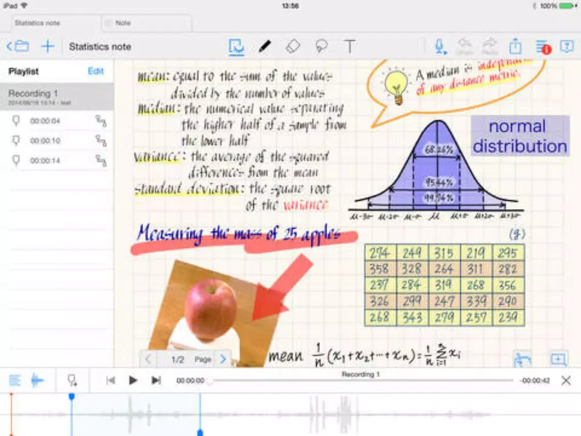 Awesome Notes - Inkflow Notebook, Annotate PDFs iPad  स्क्रीनशॉट