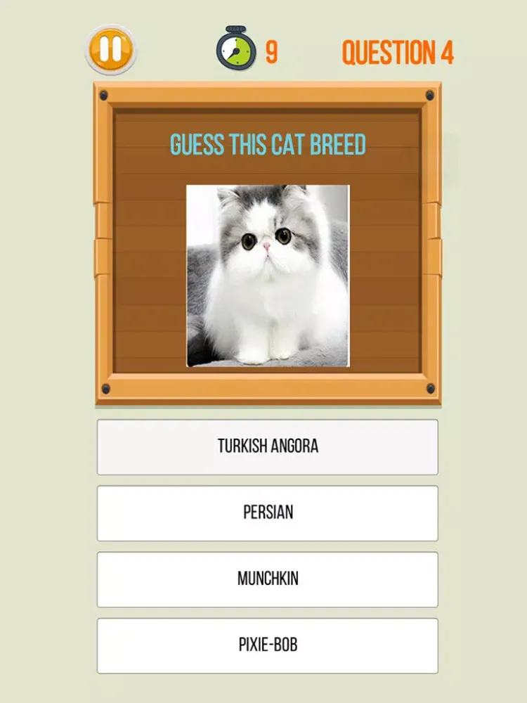 Amazing Kitty Cat Trivia - A Free Animal Quick Trivia Quiz iPad 應用截圖