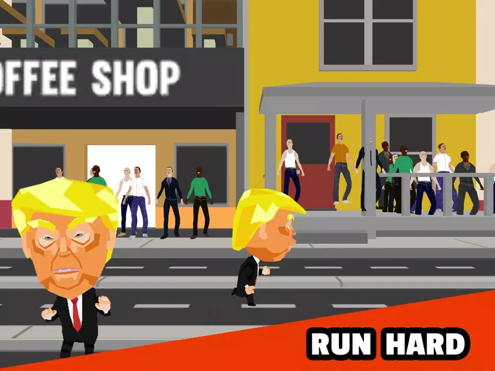 Ảnh chụp màn hình của Trump Run 3D iPad 