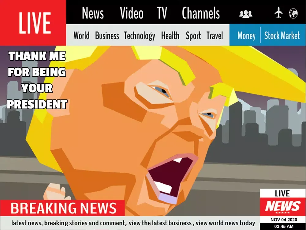 Ảnh chụp màn hình của Trump Run 3D iPad 
