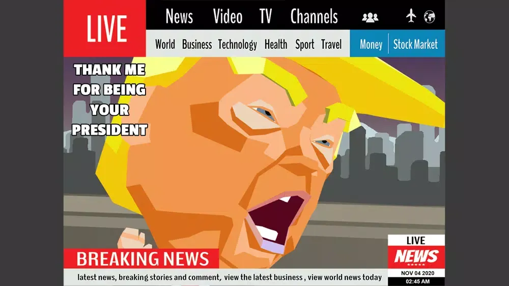 Ảnh chụp màn hình của Trump Run 3D