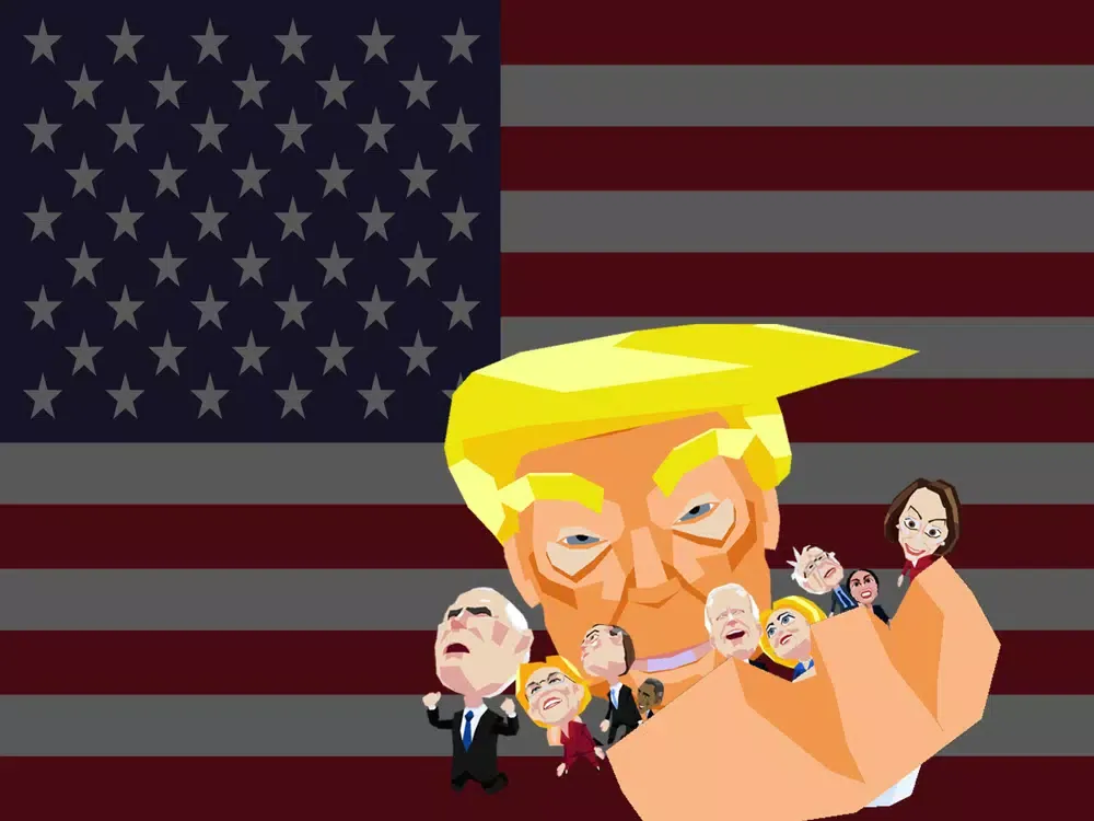 تصاویر Trump Train 2020 iPad 