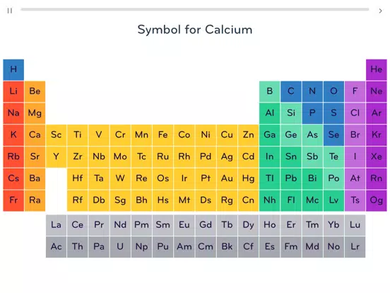 Tangkapan skrin Chemistry Longtail Education iPad 