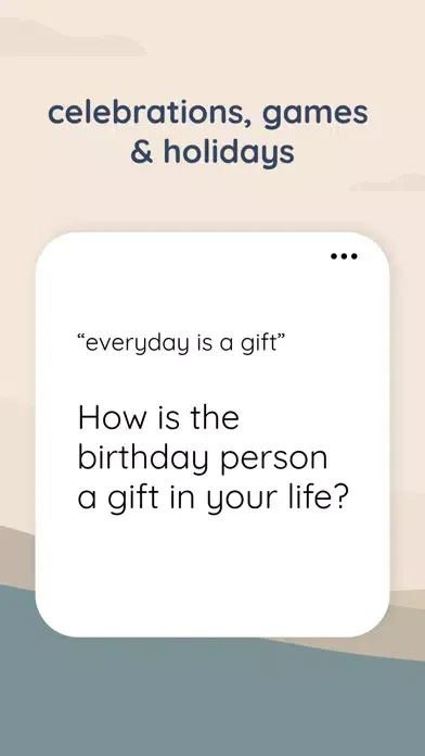 Gather - Conversation Starters Screenshots