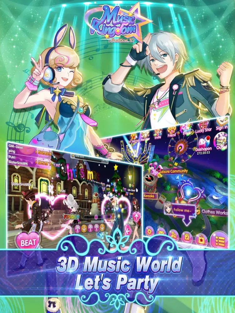 Music Kingdom-Audition 3D iPad 應用截圖