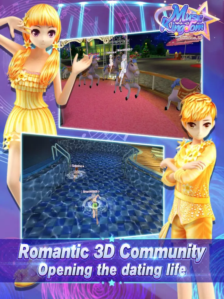 Music Kingdom-Audition 3D iPad 應用截圖