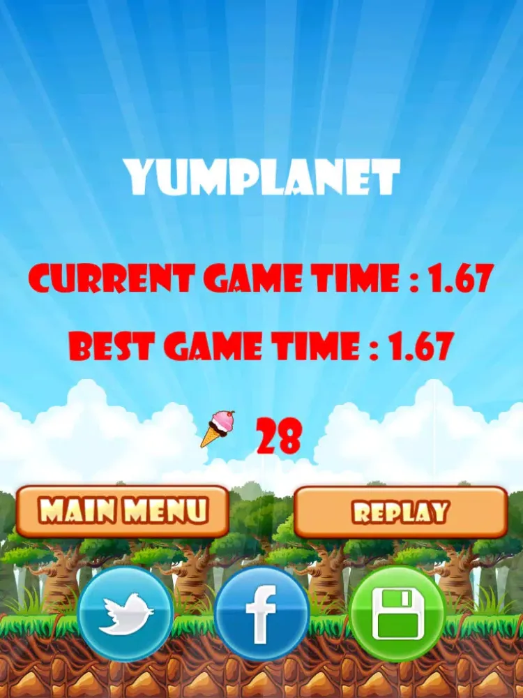 صور Dessert Jungle Jammers 3D Ice Cream Cones Game for Happy Kids – Take a Leap And Swiftly Bounce over Faster Moving Hungry Alligators to Avoid Smashing Your Animals iPad 