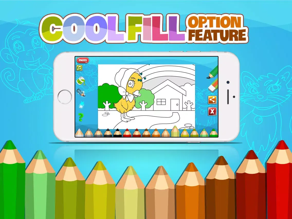 Capturas de pantalla de AniPaint - Coloring Animals with Sparks for Kids iPad 