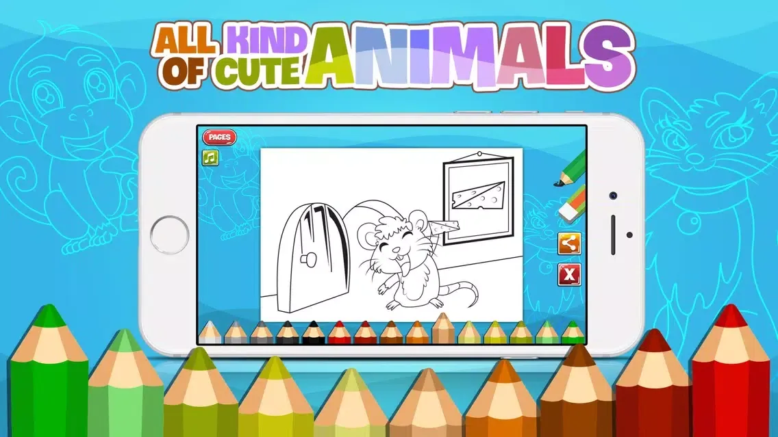 Capturas de pantalla de AniPaint - Coloring Animals with Sparks for Kids